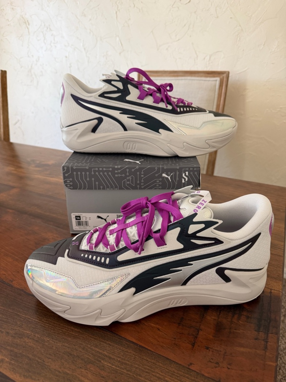Puma Scoot Henderson Zeros II Sterling Basketball Shoes 14 NWB